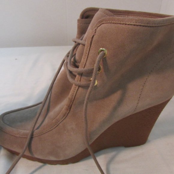 Michael Kors Rory Wedge Suede Bootie - Picture 5 of 11
